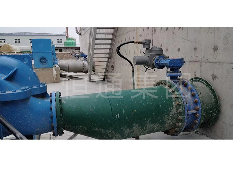 Electric actuator control butterfly valve for water treatment